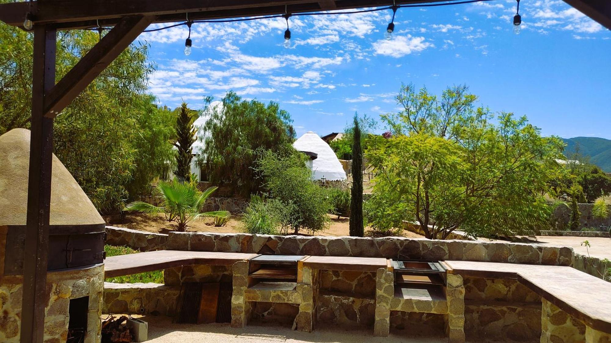 Hacienda Eco-Domes Villa Valle de Guadalupe Buitenkant foto
